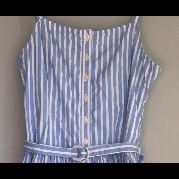 RALPH LAUREN blue striped sundress - Picture 4 of 6